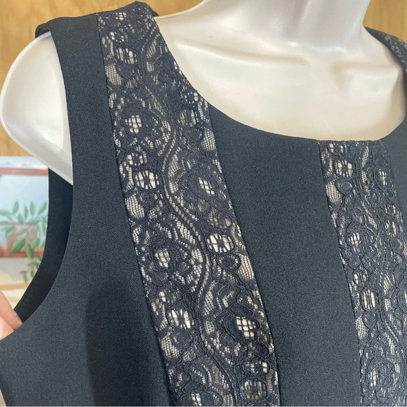 Jones New York sheath dress lace panels women’s size 8 business casual - Picture 5 of 9